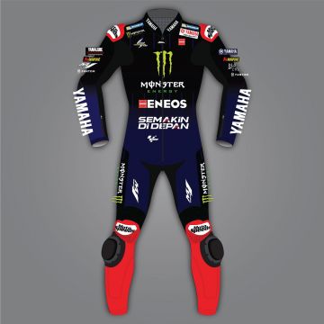 ファビオ・クワタラロ モンスターエナジー バイクレーシングレザー MotoGP 2022