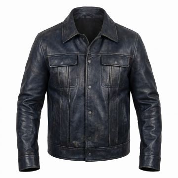 Bad Boys Mike Lowrey Black Leather Jacket