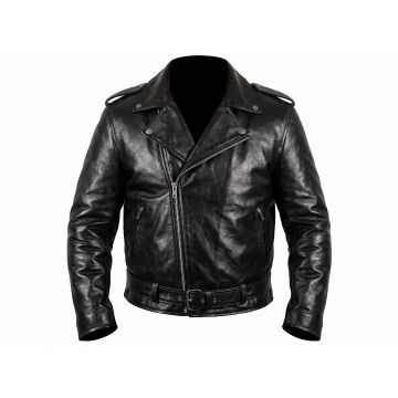 Biker Boyz Black Motorcycle Leather Jacket