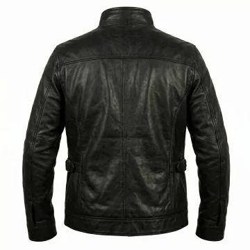 Casino Royale Daniel Craig Leather Jacket back view