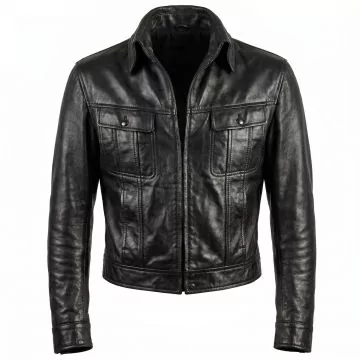 Elvis Presley Black Leather Jacket 68 Comeback Special