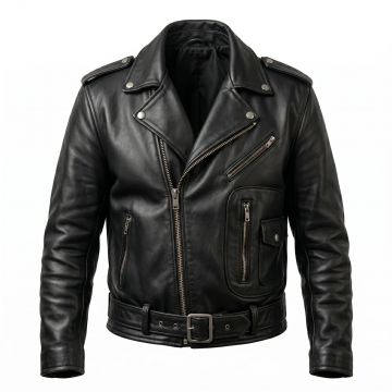 Grease Danny Zuko Black Leather Jacket