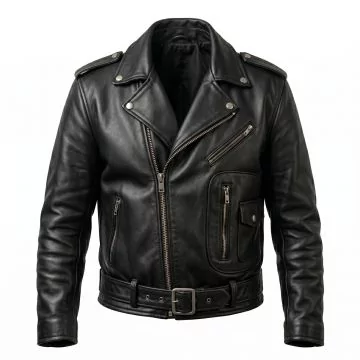 Grease Danny Zuko Black Leather Jacket