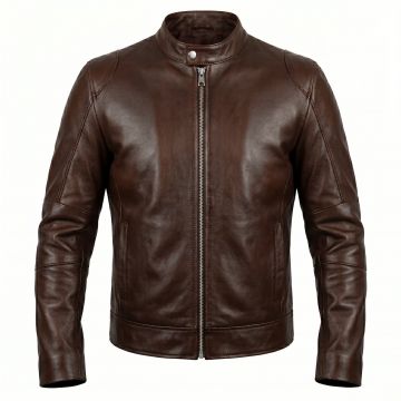 Iron Man Tony Stark Brown Leather Jacket