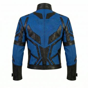 Iron Man Tony Stark Racing Leather Jacket back view