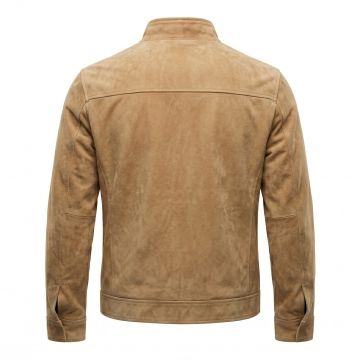James Bond Spectre Suede Jacket back view