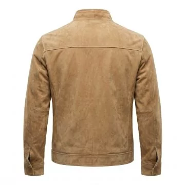 James Bond Spectre Suede Jacket back view