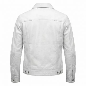 Once Upon a Time in Hollywood Cliff Booth Leather Jacket back view