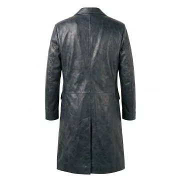 Peaky Blinders Thomas Shelby Leather Coat back view