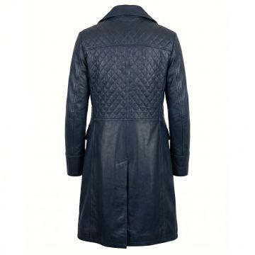 Sherlock Holmes Robert Downey Jr. Leather Coat back view