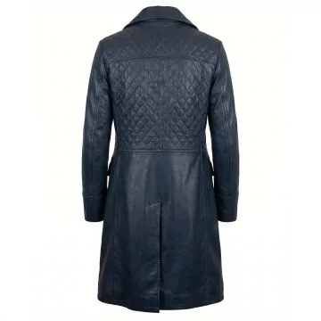 Sherlock Holmes Robert Downey Jr. Leather Coat back view