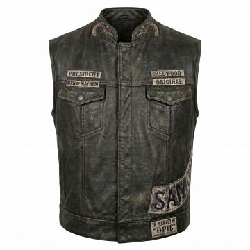 Sons of Anarchy Jax Teller Leather Vest