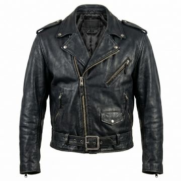Terminator Arnold Black Leather Jacket