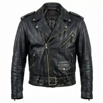 Terminator Arnold Black Leather Jacket