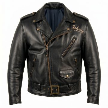 The Wild One Marlon Brando Black Biker Jacket