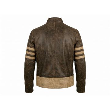 Wolverine Logan Brown Leather Jacket