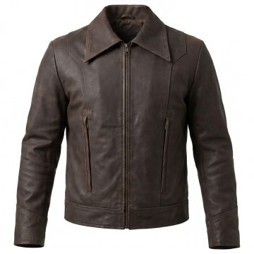 Wolverine Origins Brown Leather Jacket