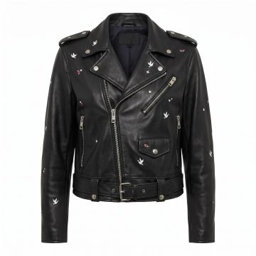 Atomic Blonde Lorraine Black Leather Jacket