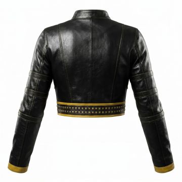 Birds of Prey Canary Leather Jacket