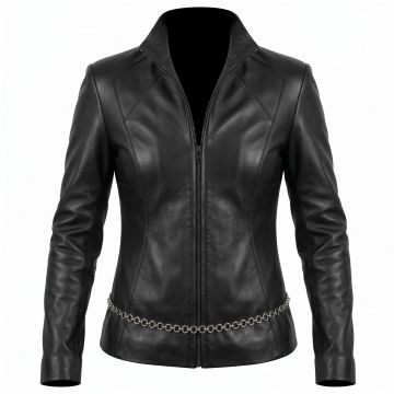 Charlie’s Angels Black Leather Jacket