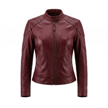 Elektra Red Leather Jacket Women Jennifer Garner