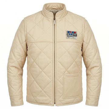 Princess Leia White Leather Jacket