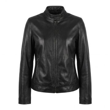 Resident Evil Alice Black Leather Jacket