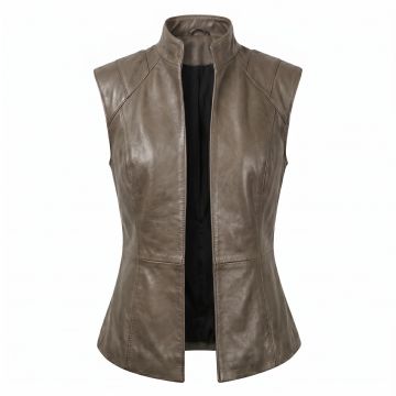 Rey Star Wars Brown Leather Vest