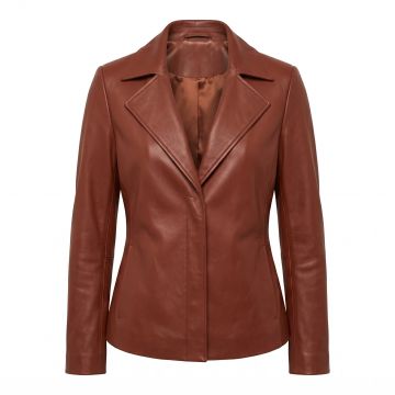 Supergirl Brown Leather Jacket