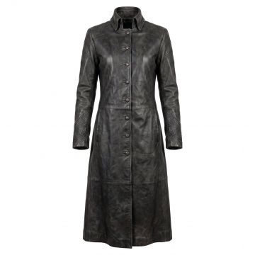 Underworld Selene Black Leather Coat