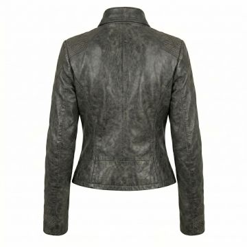 Underworld Selene Black Leather Jacket back view