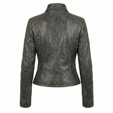 Underworld Selene Black Leather Jacket back view