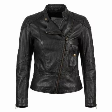 Wanted Angelina Jolie Leather Jacket Fox Biker Style