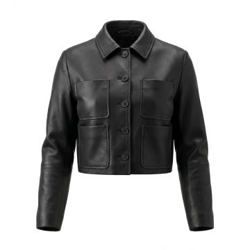 Wednesday Black Leather Jacket