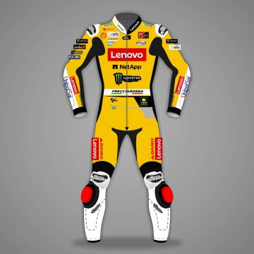 ternos de couro amarelo