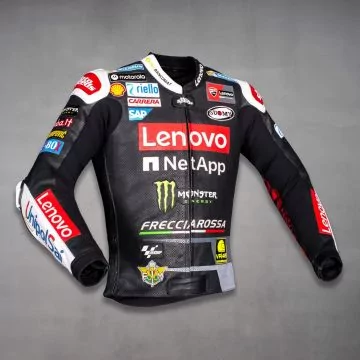 Francesco Bagnaia Ducati Jacket Winter Test 2023 right view