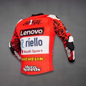 Francesco Bagnaia British GP 2024 replica jacket, right side view
