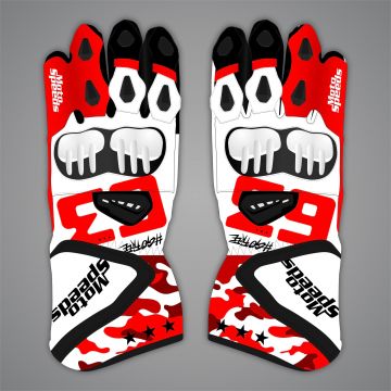 Francesco Bagnaia Leather Gloves Ducati MotoGP 2026