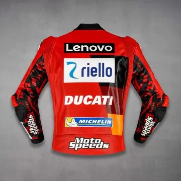 francesco bagnaia 2022 ducati motogp race replica jacket men