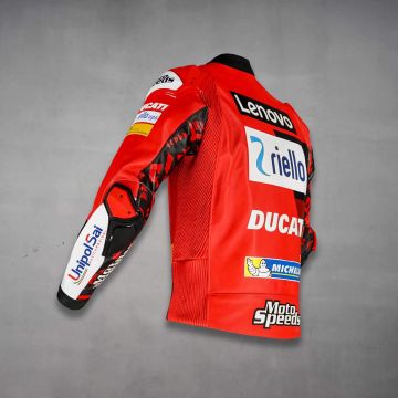 francesco bagnaia 2022 ducati motogp race replica jacket men