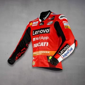 Francesco Bagnaia MotoGP Racing Jacket Ducati 2022 left perspective view