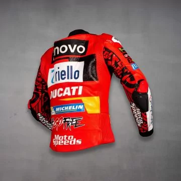 cowhide racing jacket mens