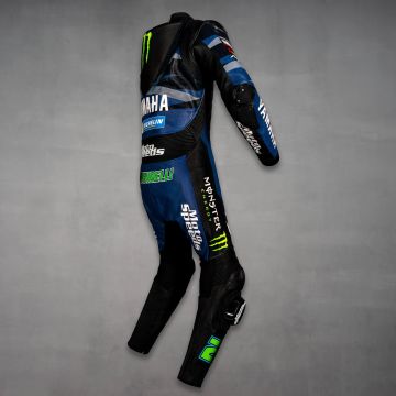 macron YAMAHA ブルーレヴズ ロンT 4XL Official 2023 Yamaha MotoGP Team Monster Energy Racing Black Men's