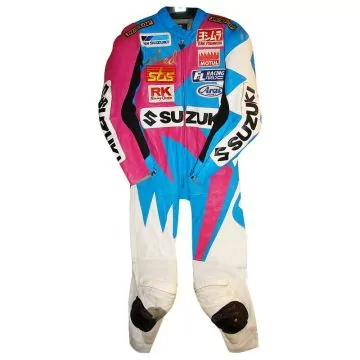 yoshimura suzuki wsbk leather race suit