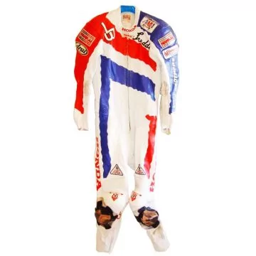 freddie spencer motorcycle suit cowhide leather