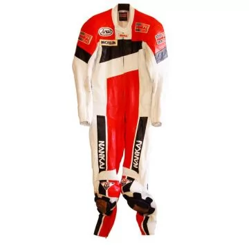 南海 ナンカイ レーシングブーツ フレディースペンサーレプリカ 新品 未使用 フレディ・スペンサーのレーススーツで風を感じよう！購入はこちら！