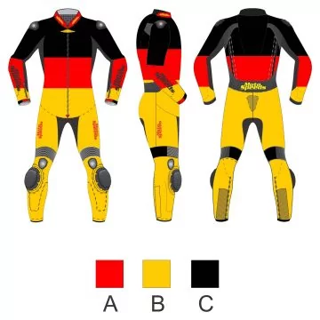 race suit cowhide leather 1.2mm