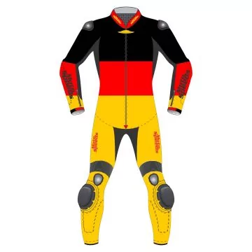 German Flag Moto Racing Suit