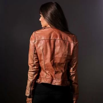 Lederjacke für Mädchen