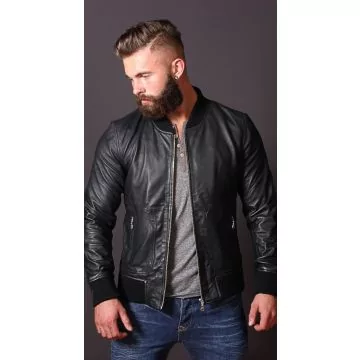 Heritage Leather Bomber Jacket - Men's Leather Bomber | Shop